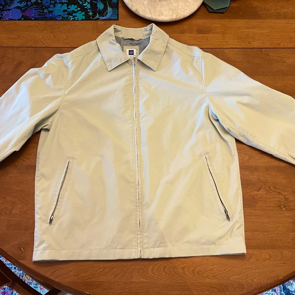 Gap Casual Collared Beige Jacket #RN 54023 Medium